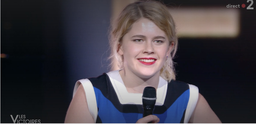 Zaho de Sagazan a raflé 4 Victoires ! (capture d'écran France2) Zaho de Sagazan a raflé 4 Victoires ! (capture d'écran France2)