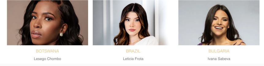 Miss Monde 2024 c'est ce samedi soir: photos des 112 candidates Miss Monde 2024 c'est ce samedi soir: photos des 112 candidates