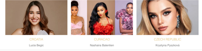 Miss Monde 2024 c'est ce samedi soir: photos des 112 candidates Miss Monde 2024 c'est ce samedi soir: photos des 112 candidates