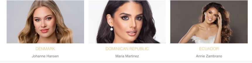 Miss Monde 2024 c'est ce samedi soir: photos des 112 candidates