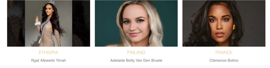 Miss Monde 2024 c'est ce samedi soir: photos des 112 candidates Miss Monde 2024 c'est ce samedi soir: photos des 112 candidates