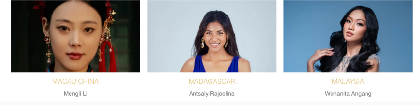 Miss Monde 2024 c'est ce samedi soir: photos des 112 candidates Miss Monde 2024 c'est ce samedi soir: photos des 112 candidates