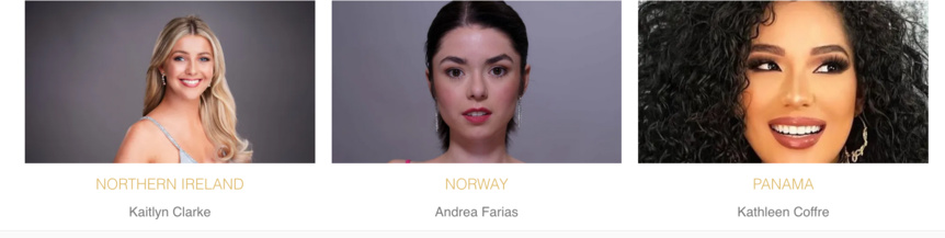 Miss Monde 2024 c'est ce samedi soir: photos des 112 candidates Miss Monde 2024 c'est ce samedi soir: photos des 112 candidates