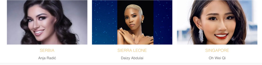 Miss Monde 2024 c'est ce samedi soir: photos des 112 candidates Miss Monde 2024 c'est ce samedi soir: photos des 112 candidates