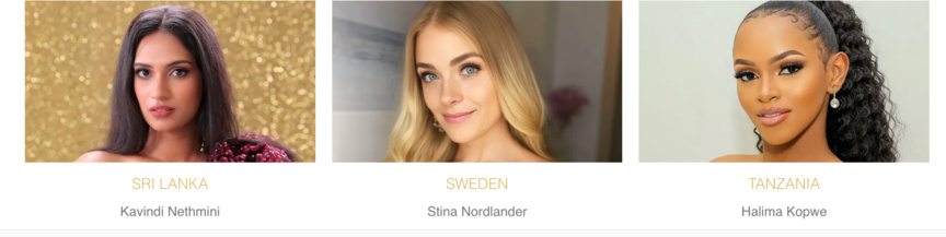 Miss Monde 2024 c'est ce samedi soir: photos des 112 candidates Miss Monde 2024 c'est ce samedi soir: photos des 112 candidates