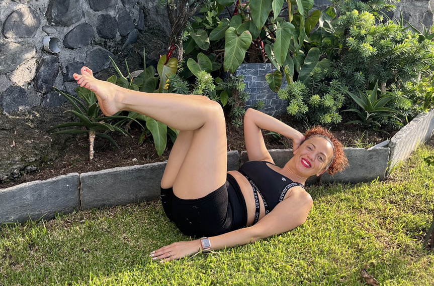 Ménina Hoarau, coach sportive & bien-être, et danseuse