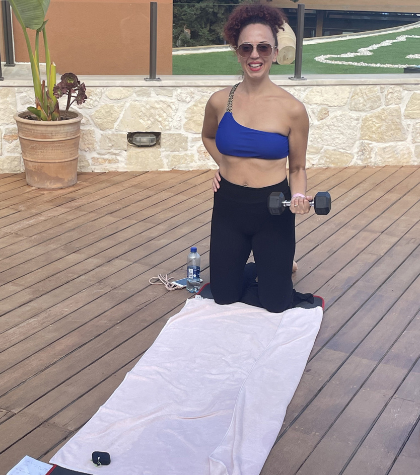 Ménina Hoarau, coach sportive & bien-être, et danseuse
