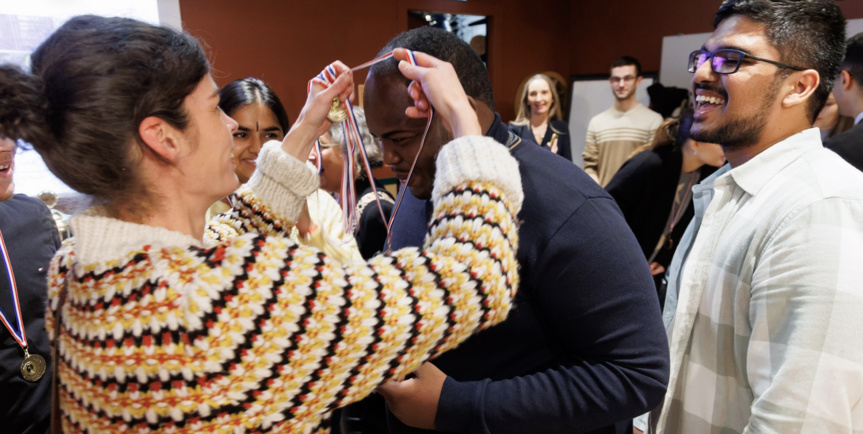 La remise des prix à Paris La remise des prix à Paris