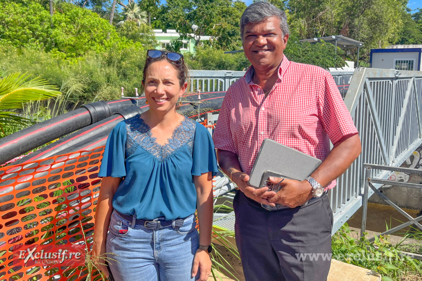 Audrey Lépinay, directrice des Voiries, et Patrick Sambassouredy, directeur général adjoint des services techniques, tous deux de la Mairie de Saint-Denis