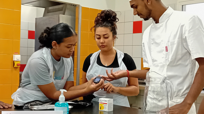 Goûter gourmand au Lycée hôtelier Christian Antou