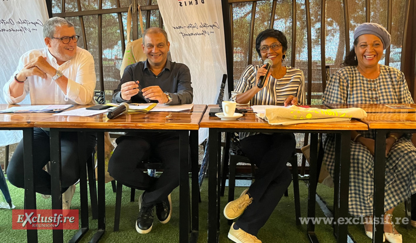 Gérard Françoise, Yassine Mangrolia, Ericka Bareigts, et Sonia Bardinot