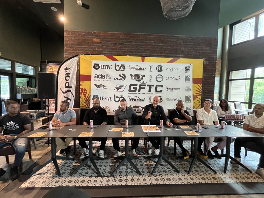 Lors de la conférence de presse de présentation de l'événement Lors de la conférence de presse de présentation de l'événement