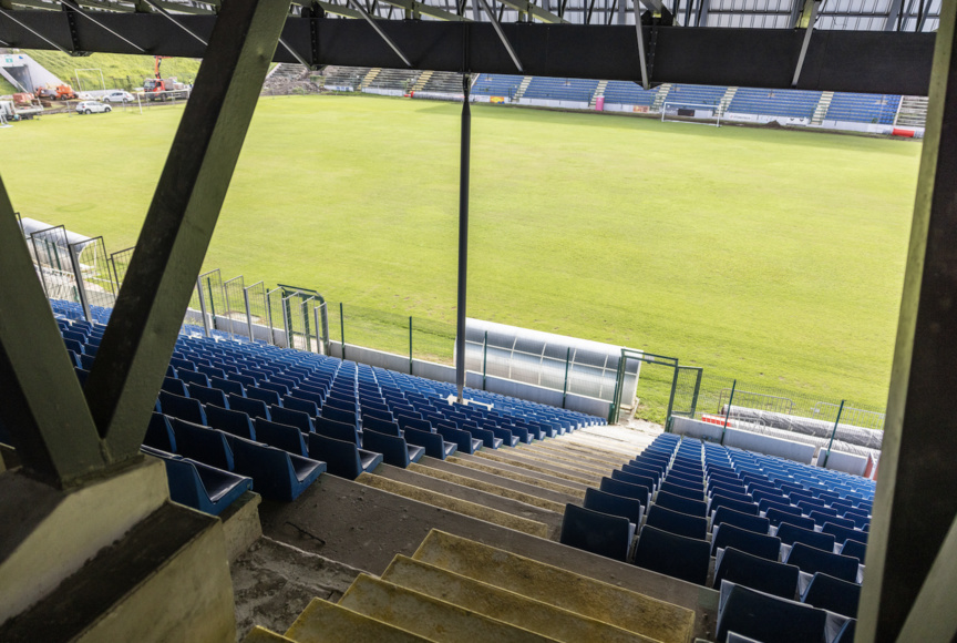 Le grand stade est désormais flambant neuf