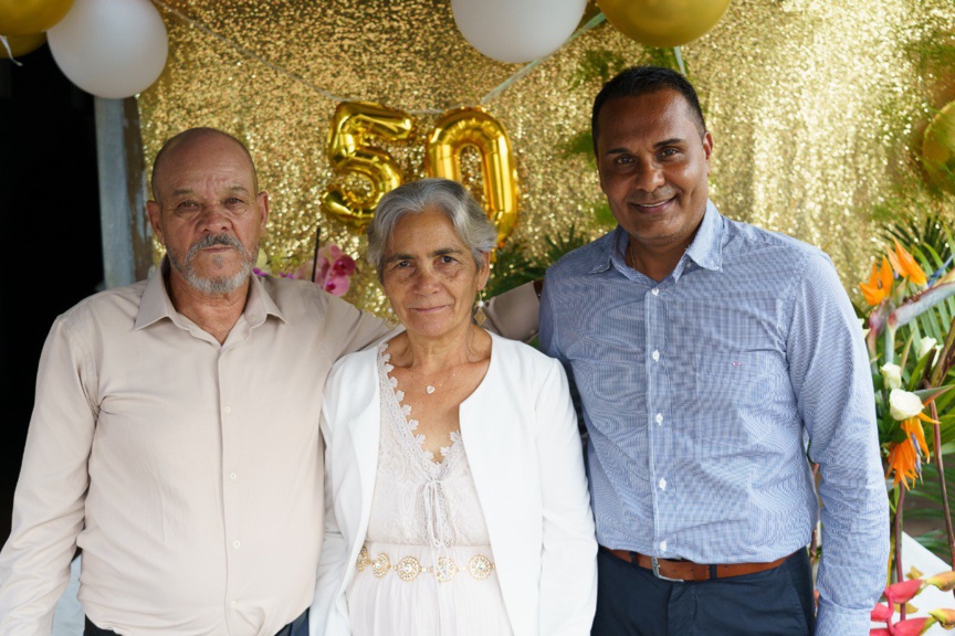 José et Suzy Bénard avec Burno Domen