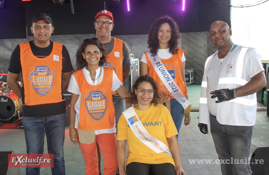 Jannick Atchapa, Léopoldine Settama, Daniel Sangouma, Marie-Pierre Carron, Mélanie Odules et Frédéric Gruchet