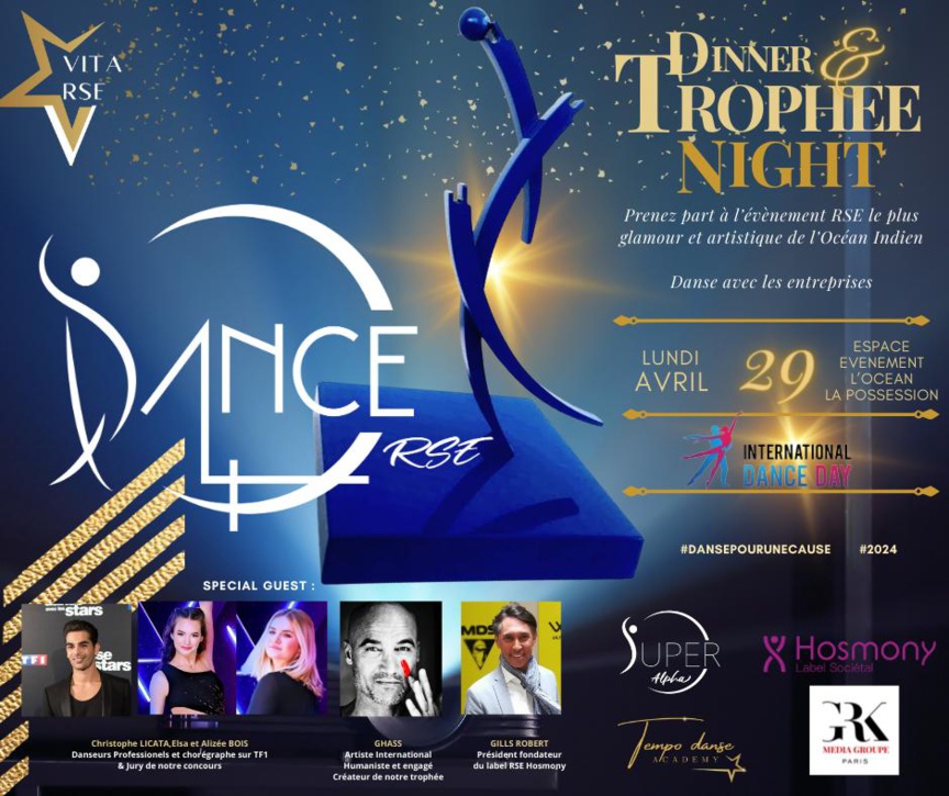 Dance 4 RSE a lieu lundi 29 avril, les photos bientôt sur Exclusif.re, partenaire de l'événement Dance 4 RSE a lieu lundi 29 avril, les photos bientôt sur Exclusif.re, partenaire de l'événement