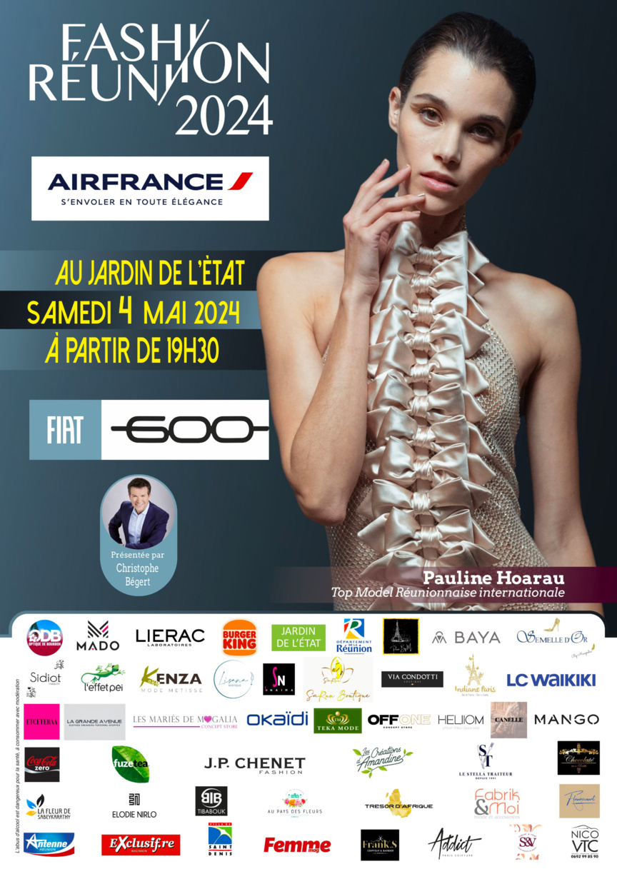 Fashion Réunion 2024: avec Pauline Hoarau au Jardin de l'Etat Fashion Réunion 2024: avec Pauline Hoarau au Jardin de l'Etat