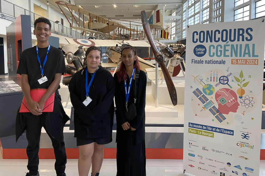 Les élèves du lycée professionnel Isnelle Amelin de Sainte-Marie présents en métropole Les élèves du lycée professionnel Isnelle Amelin de Sainte-Marie présents en métropole