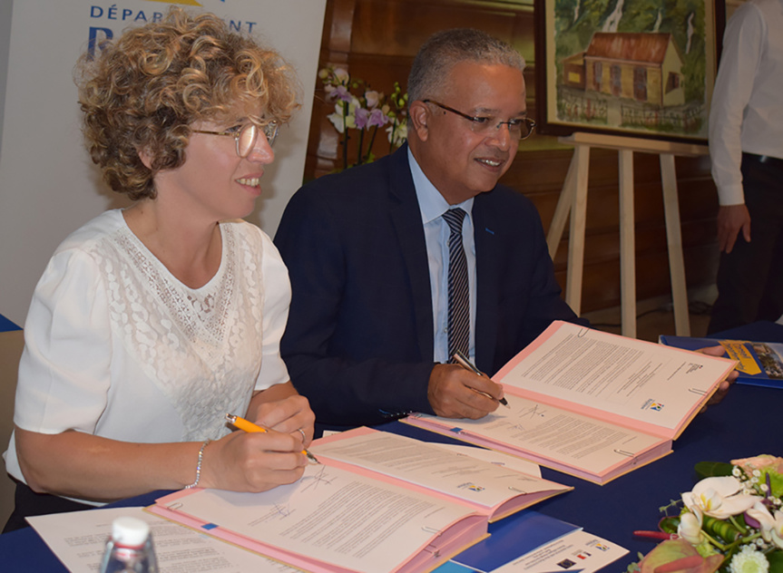 Marie Guevenoux, Ministre des Outre-mer au Département: retour en images Marie Guevenoux, Ministre des Outre-mer au Département: retour en images