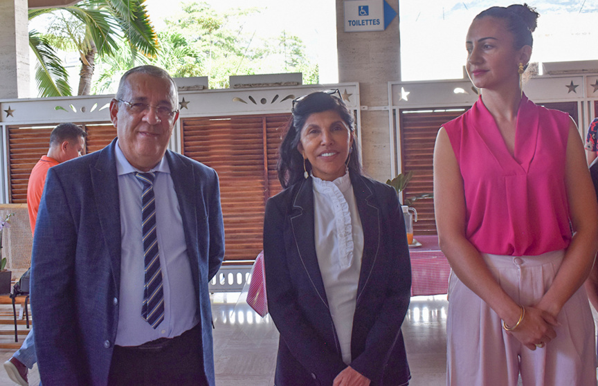 Marie Guevenoux, Ministre des Outre-mer au Département: retour en images Marie Guevenoux, Ministre des Outre-mer au Département: retour en images