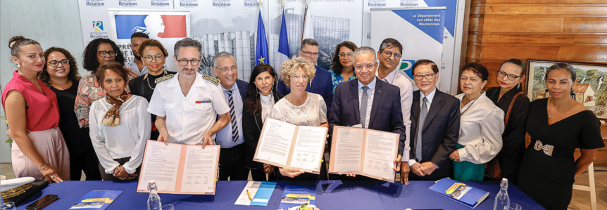 La photo de famille (photo Bruno Bamba/CD974) La photo de famille (photo Bruno Bamba/CD974)