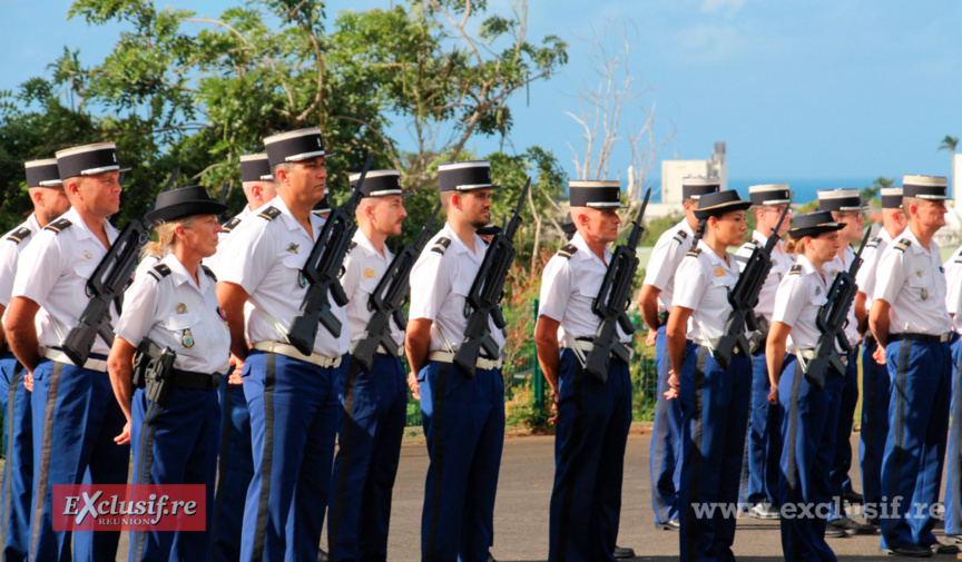 Gendarmes adjoints volontaires: cérémonie de fin de stage Gendarmes adjoints volontaires: cérémonie de fin de stage