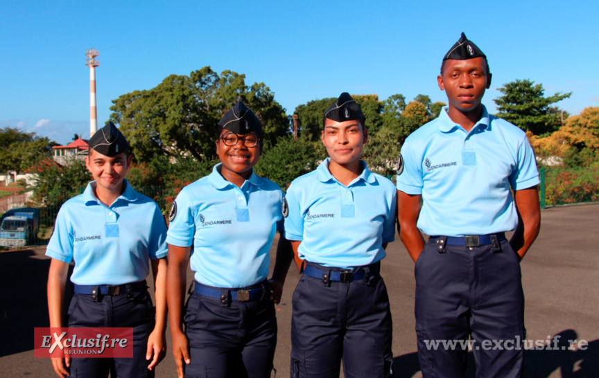 Gendarmes adjoints volontaires: cérémonie de fin de stage Gendarmes adjoints volontaires: cérémonie de fin de stage