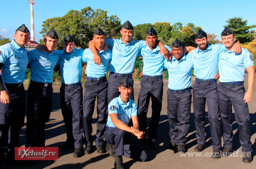 Gendarmes adjoints volontaires: cérémonie de fin de stage Gendarmes adjoints volontaires: cérémonie de fin de stage