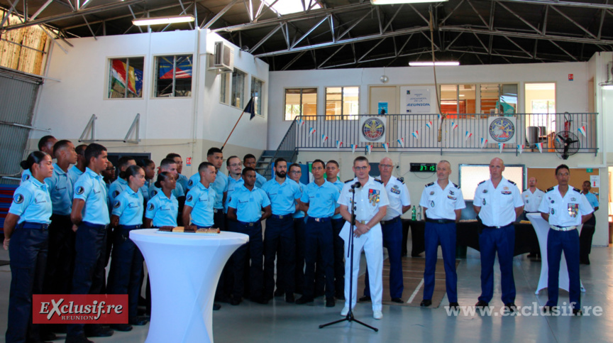 Gendarmes adjoints volontaires: cérémonie de fin de stage Gendarmes adjoints volontaires: cérémonie de fin de stage