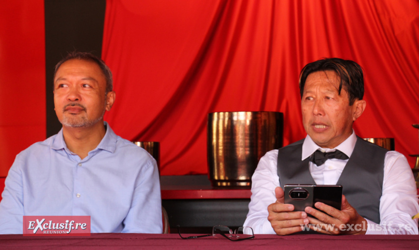 Laurent You-Seen et Didier Chane-Si-Ken lors de la conférence de presse de présentation du temple Laurent You-Seen et Didier Chane-Si-Ken lors de la conférence de presse de présentation du temple