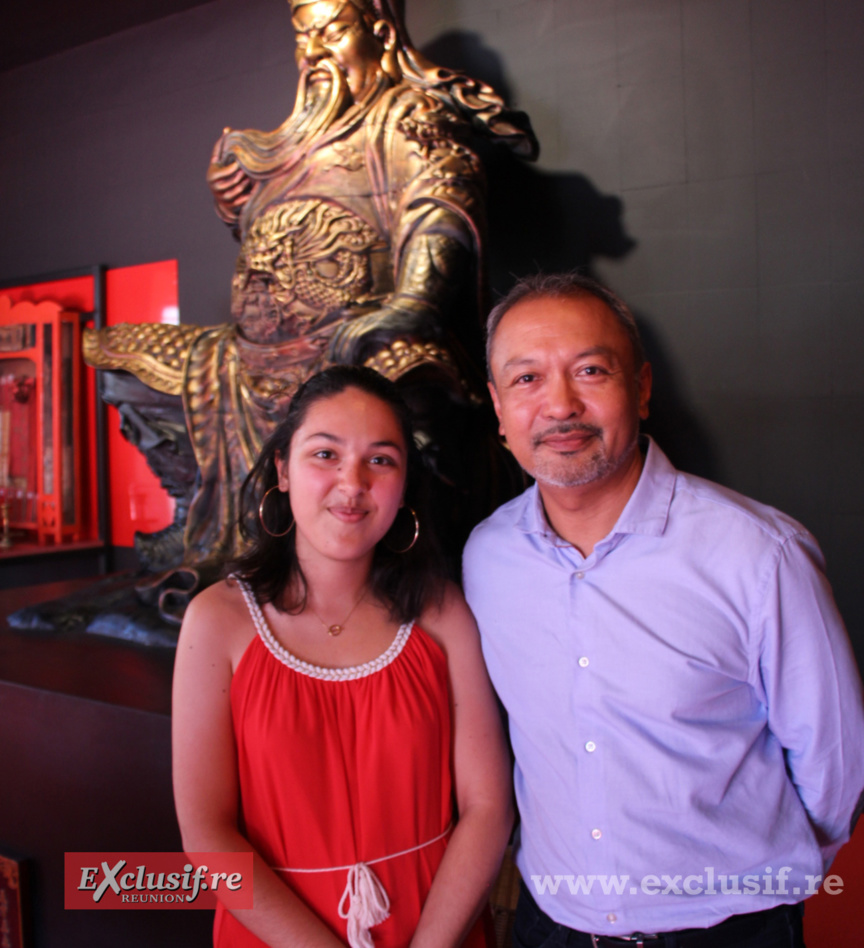 Laurent You-Seen et sa fille Laurent You-Seen et sa fille