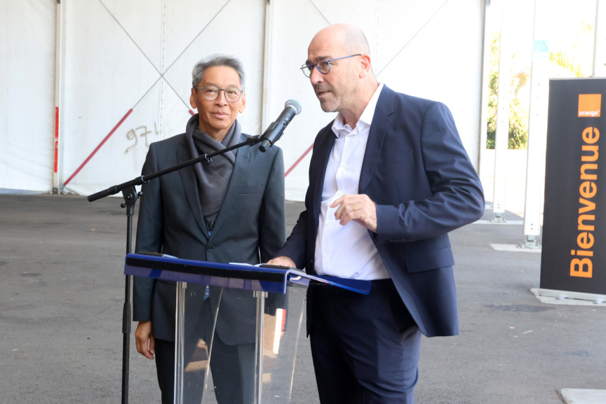 Patrice Thien Ah Koon et André Martin ont tous deux vanté les avantages de la 5G Patrice Thien Ah Koon et André Martin ont tous deux vanté les avantages de la 5G
