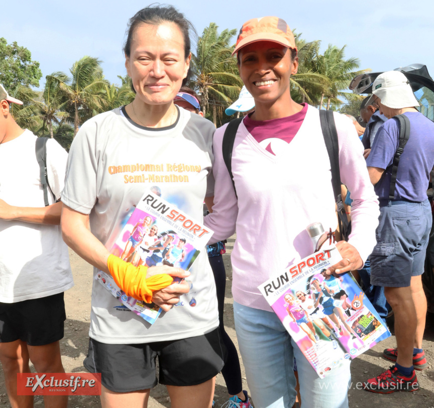 Christine Wan Tan Yuy et Prisca Kelevan se sont retrouvées à l'Etang-Salé. Elles avaient participé au Marathon Pour Tous de Paris 2024 Christine Wan Tan Yuy et Prisca Kelevan se sont retrouvées à l'Etang-Salé. Elles avaient participé au Marathon Pour Tous de Paris 2024