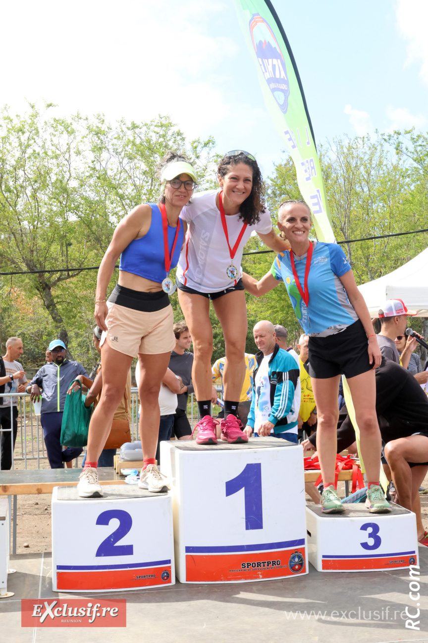 Christine Gazonne 1ère, Lina Orus 2ème et Julie Lemaître 3ème chez les M1 de l'Open Christine Gazonne 1ère, Lina Orus 2ème et Julie Lemaître 3ème chez les M1 de l'Open