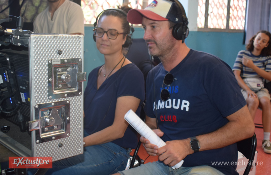 François Bigrat, réalisateur, en action François Bigrat, réalisateur, en action