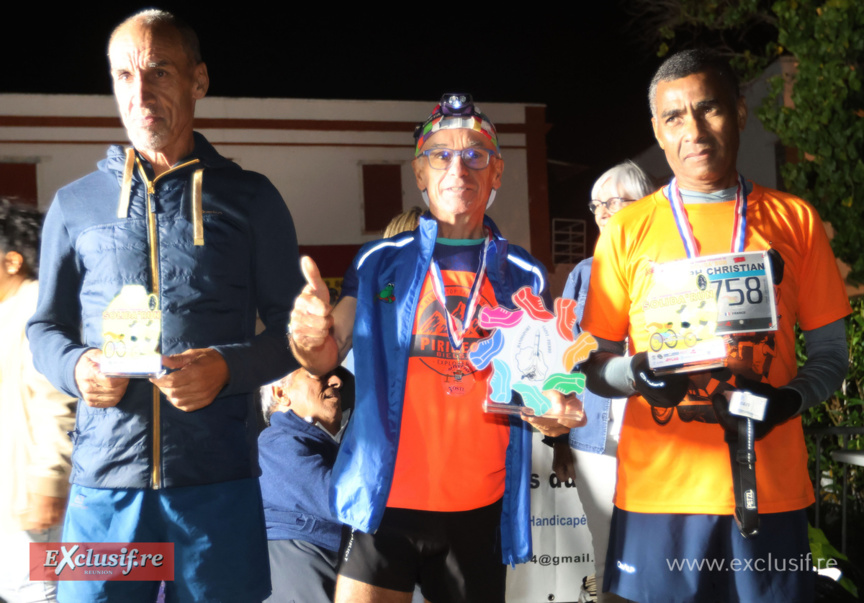 Daniel Guyot vainqueur chez les M6, devant Joseph Christian Ponti et Jean-François Técher Daniel Guyot vainqueur chez les M6, devant Joseph Christian Ponti et Jean-François Técher