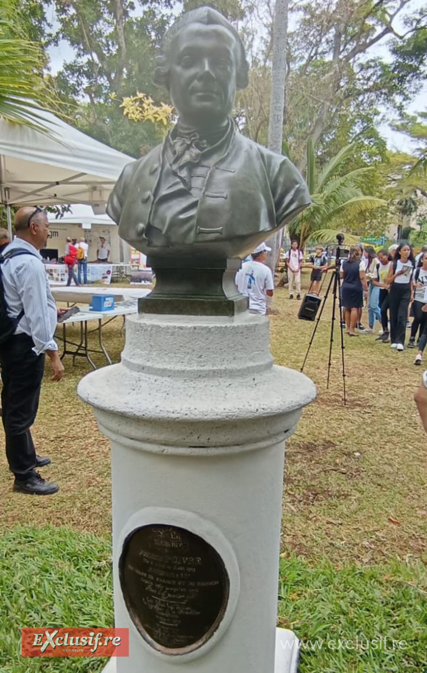 Le Département inaugure 3 bustes de botanistes au Jardin de l’Etat