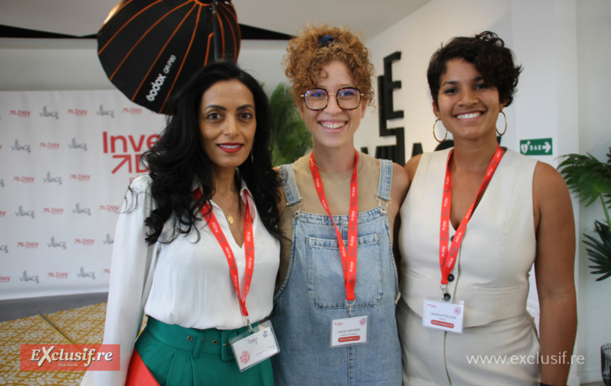 Elisabeth Péguillan, maire du Village by CA, et des participantes Elisabeth Péguillan, maire du Village by CA, et des participantes