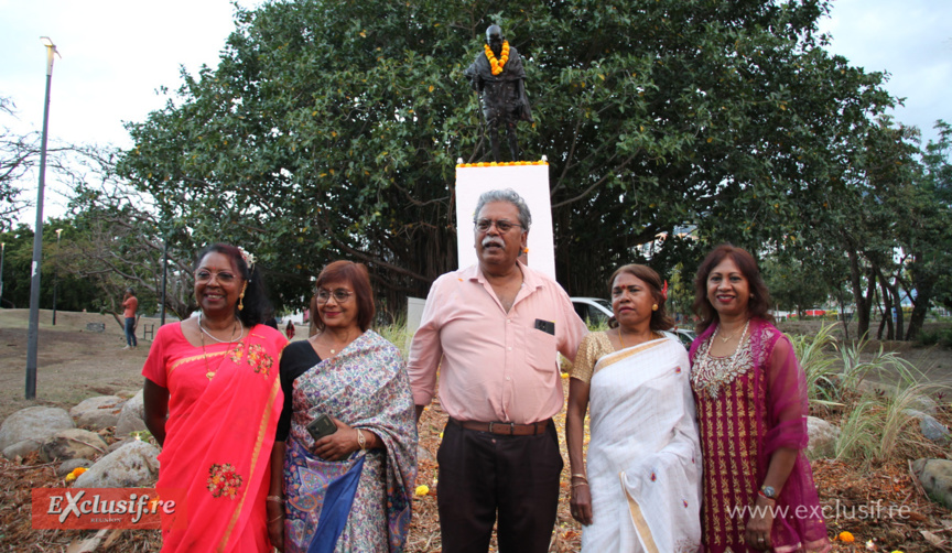 Hommage au Mahatma Gandhi à Saint-Denis Hommage au Mahatma Gandhi à Saint-Denis