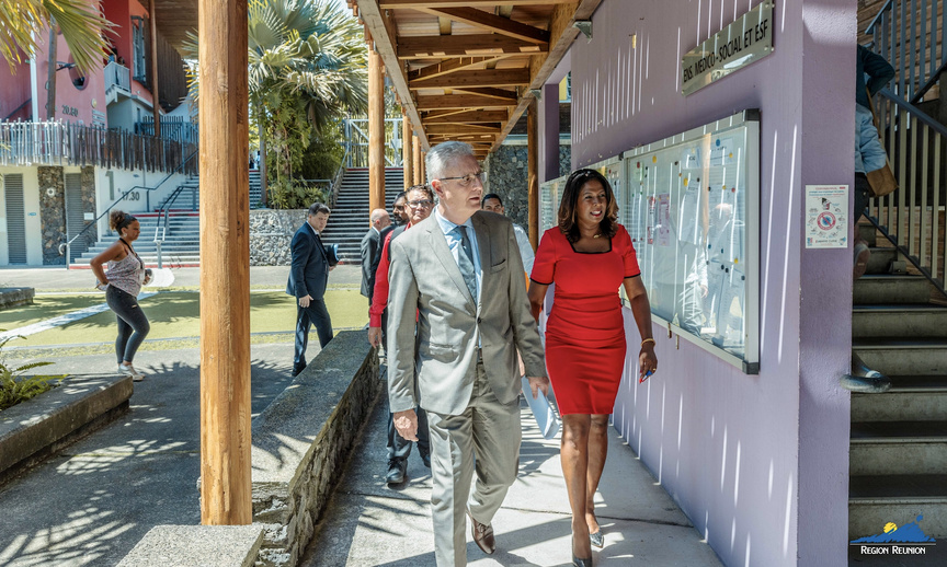 La visite des locaux...