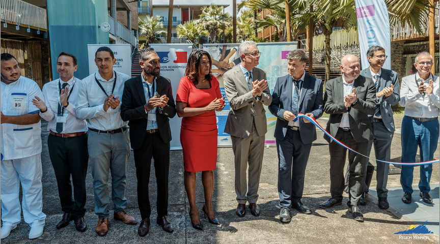Inauguration du Campus des Métiers et des Qualifications (CMQ) à Sainte-Anne