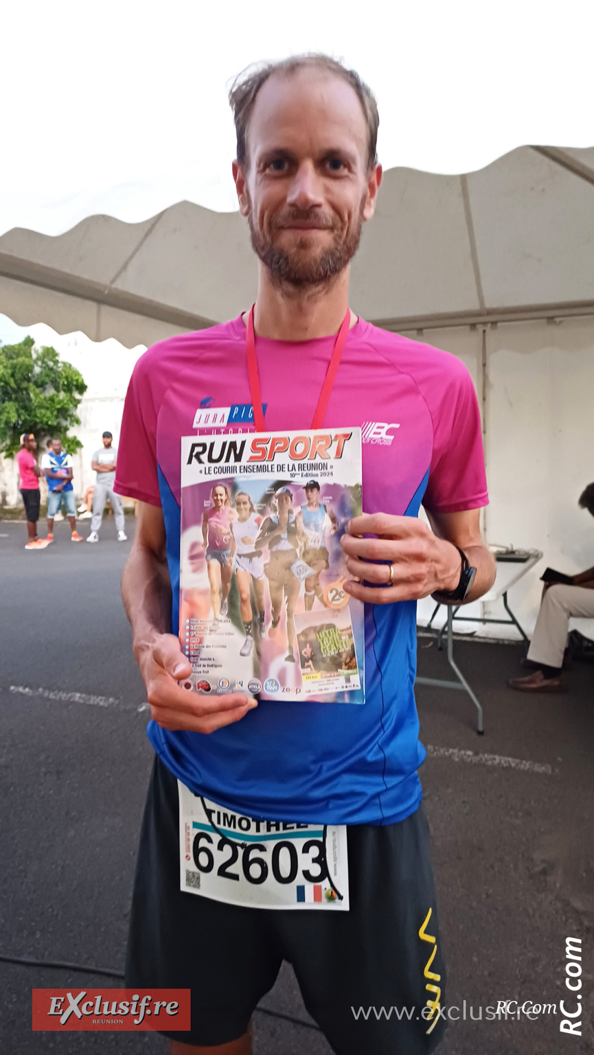 Timothée Lecroart, vainqueur chez les Hommes Timothée Lecroart, vainqueur chez les Hommes