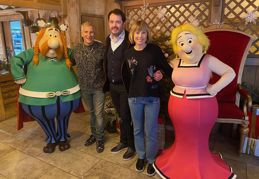 "Noël Gaulois" au Parc Astérix: de nombreuses stars présentes