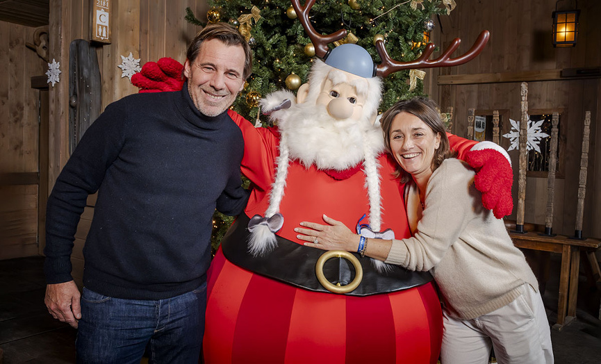 "Noël Gaulois" au Parc Astérix: de nombreuses stars présentes