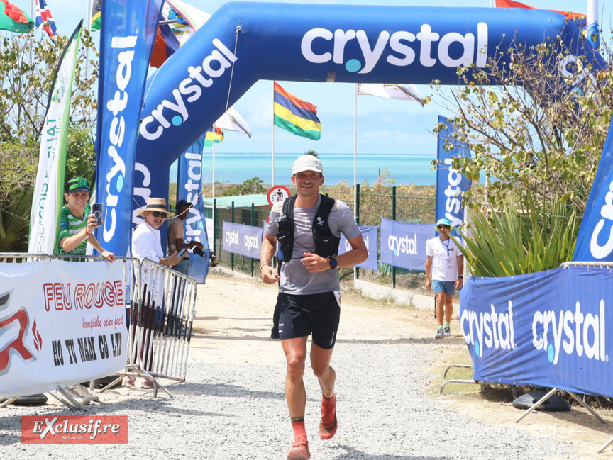 L'arrivée victorieuse de Mathieu Blanchard L'arrivée victorieuse de Mathieu Blanchard