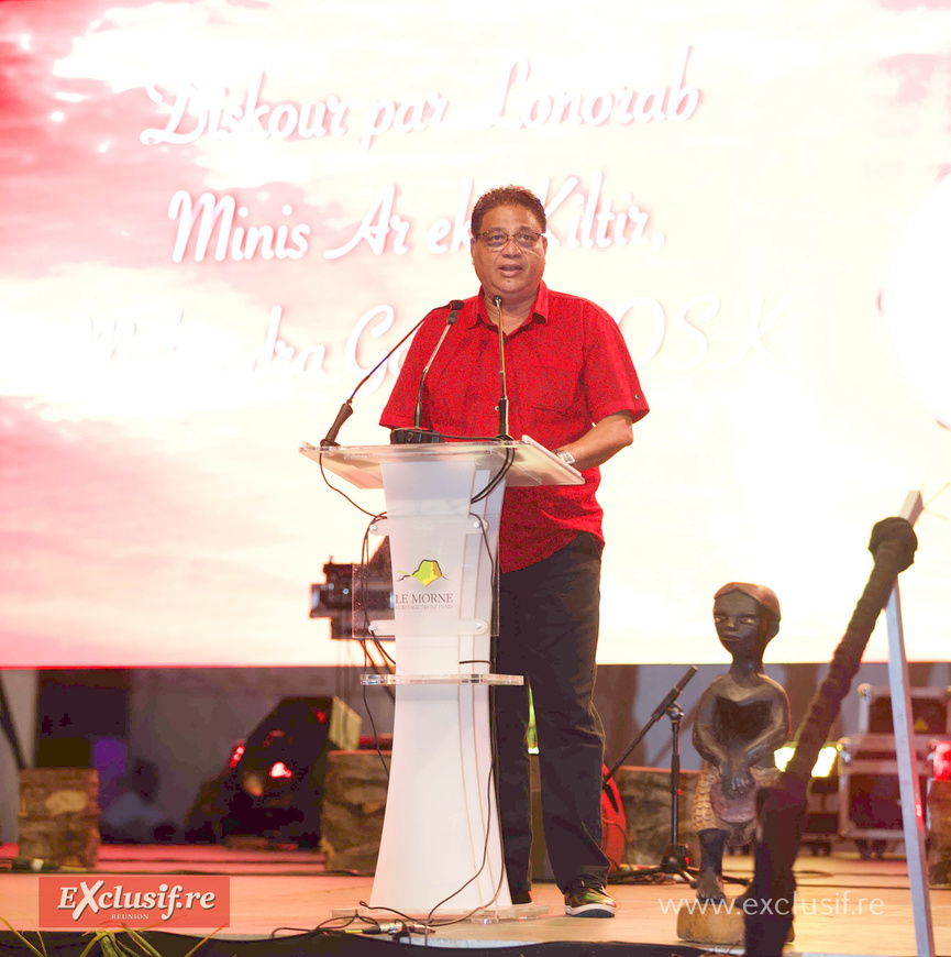 Mahendra Gondeea, Ministre de la Culture Mahendra Gondeea, Ministre de la Culture