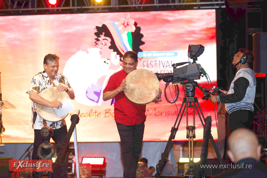 Festival International Kreol à l'île Maurice: cérémonie d'ouverture au Morne