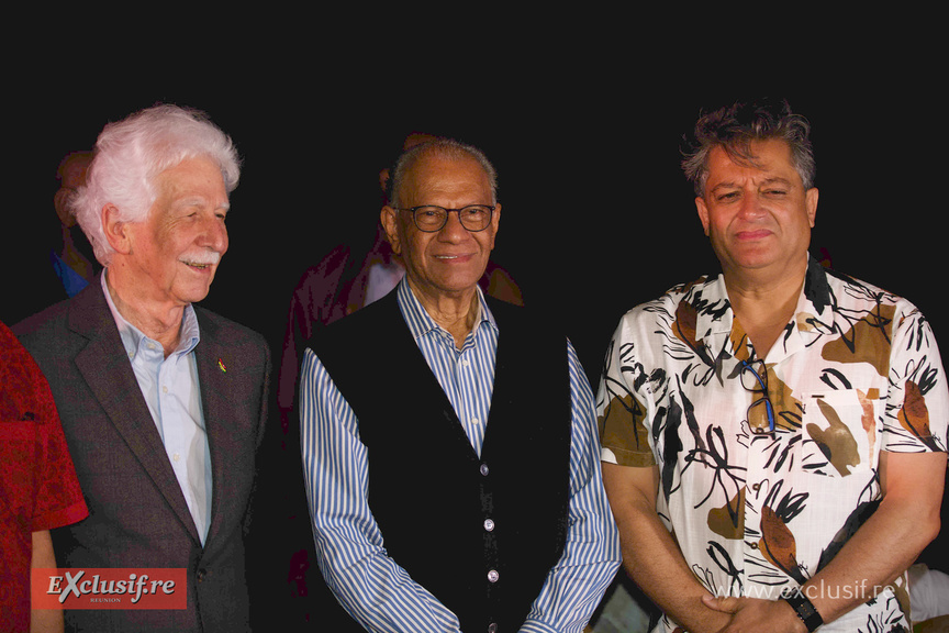 Paul Béranger, Navin Ramgoolam, et Richard Duval
