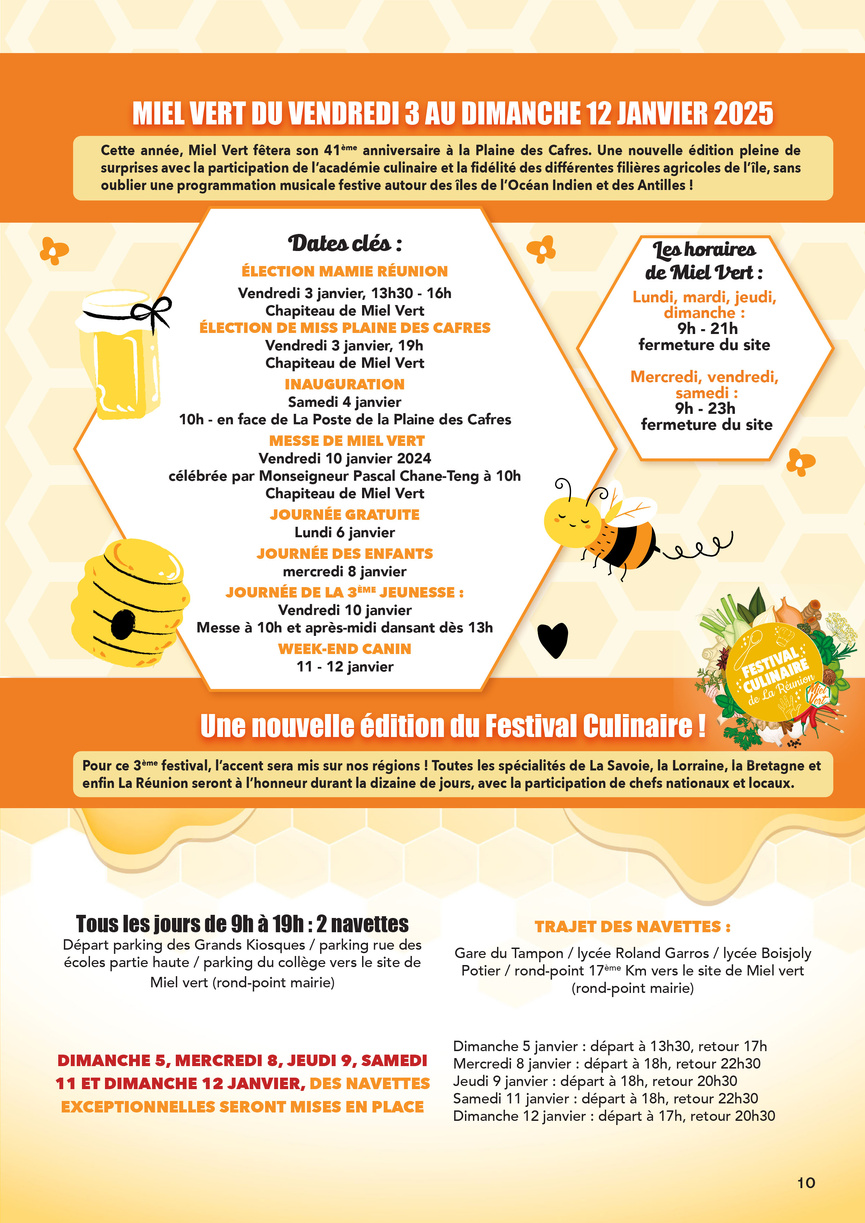 Miel Vert 2025 à la Plaine des Cafres: «Tout est bon dans le cochon!» Miel Vert 2025 à la Plaine des Cafres: «Tout est bon dans le cochon!»