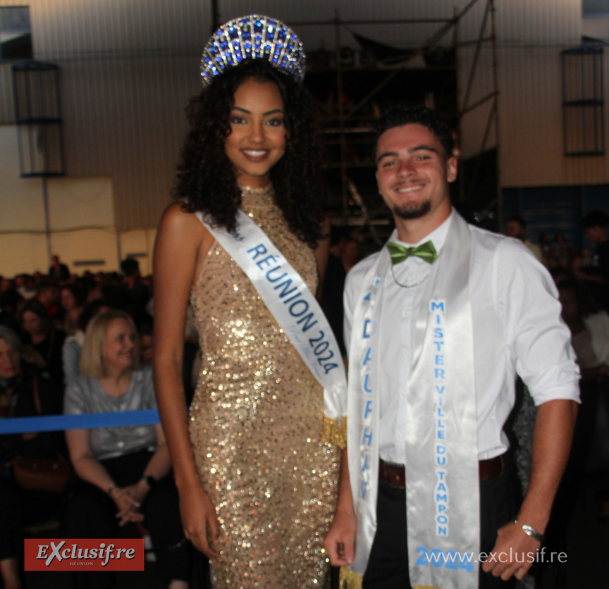 Marine Futol, et Kellyan Técher-Murat, 2ème dauphin Mister Ville du Tampon 2024 Marine Futol, et Kellyan Técher-Murat, 2ème dauphin Mister Ville du Tampon 2024